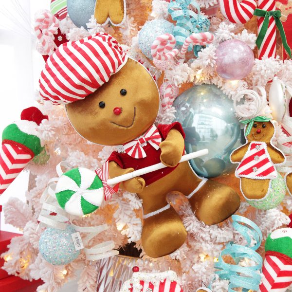 Sweet gingerbread christmas tree large gingerbread with lollipop