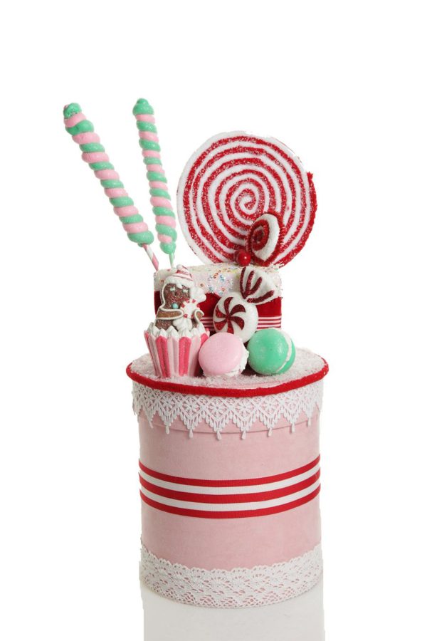 Peppermint Candy Craft Project Pink - Candy Cane Designs