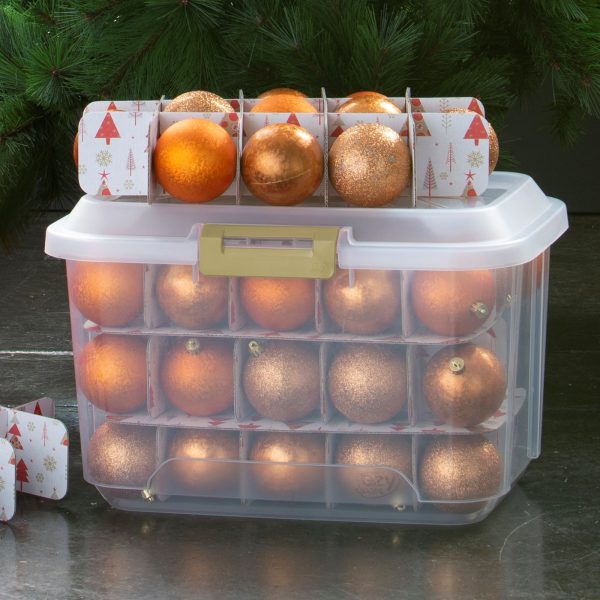 Container Divider and Christmas Storage for Christmas Baubles