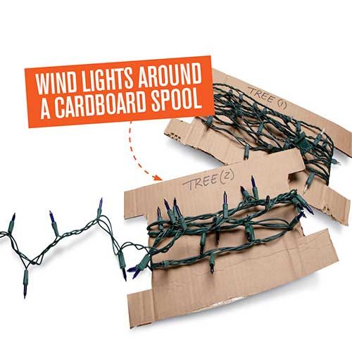 Handyman - Wind Lights Around a Cardboard Spool