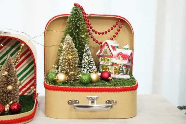 Vintage Suitcase Scene Christmas Craft - Make and Create: Vintage Christmas Suitcase Scenes