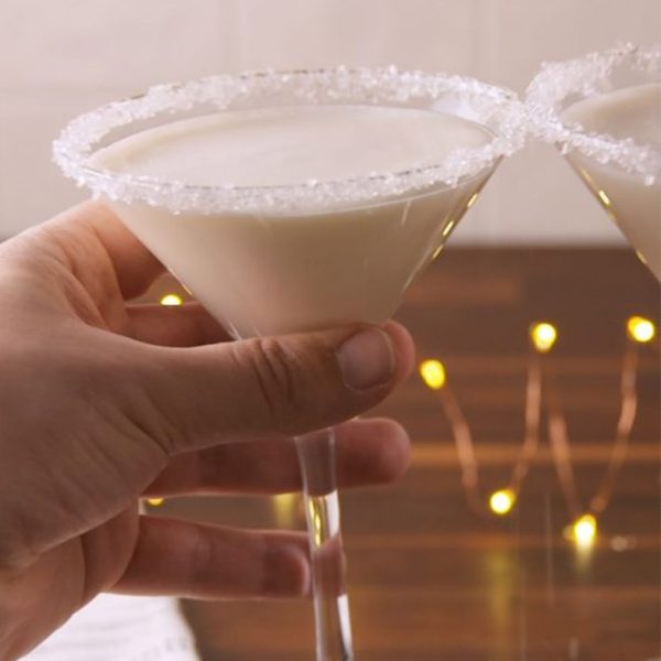 Delish Snowflake Martinis Pinterest Still - Cheers