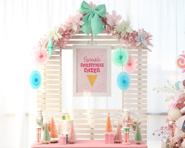 Christmas Sprinkles Console table - Sprinkle Christmas Cheer poster