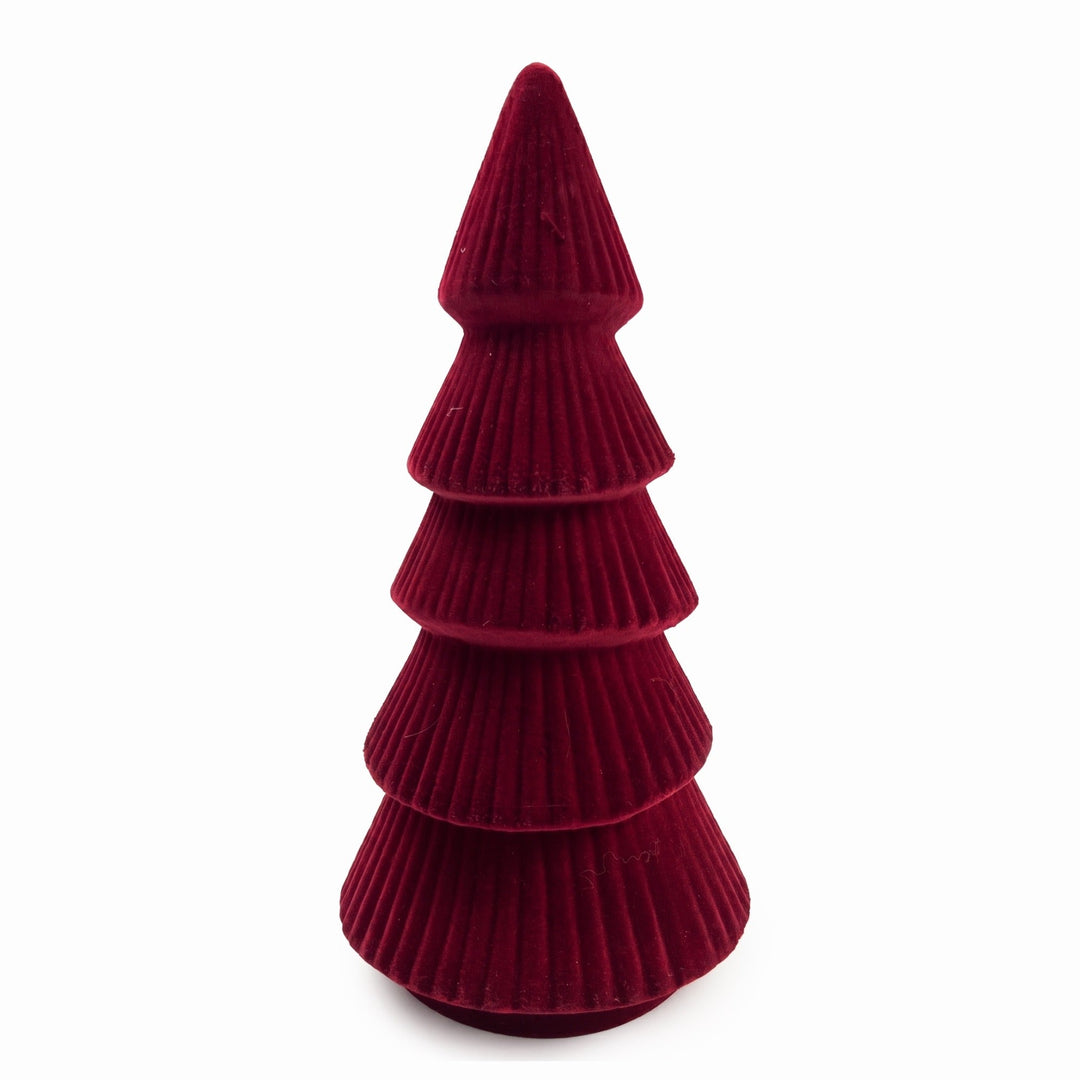 Flocked Velvet Christmas Decorations