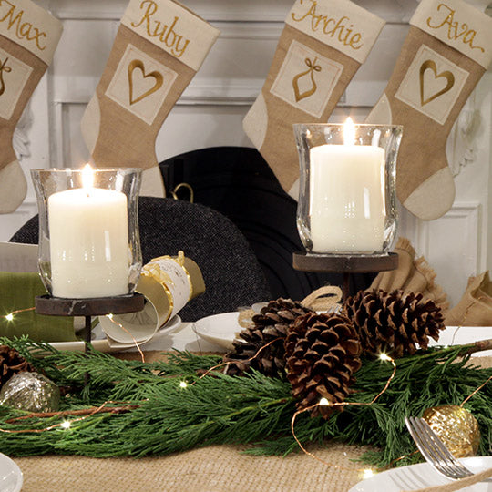 Natural Christmas decorating style