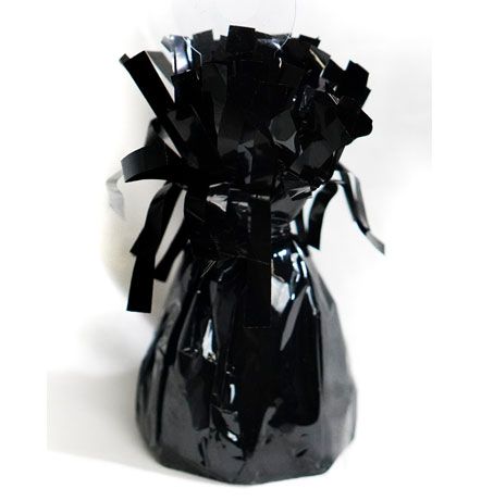 Balloon Weight - Black Foil