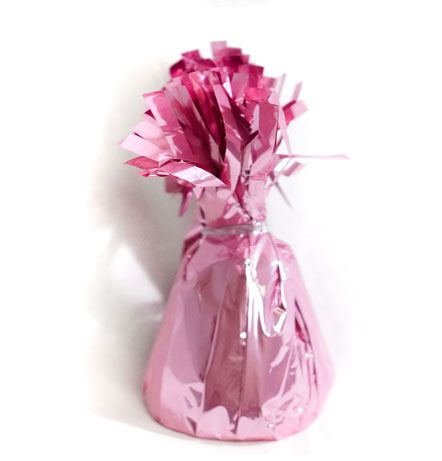 Balloon Weight - Light Pink Foil