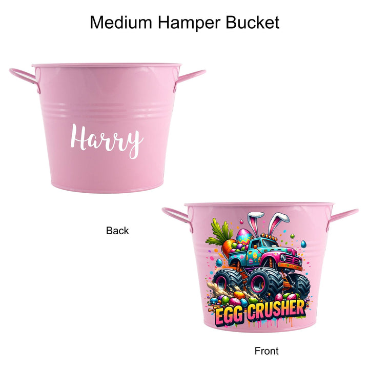 Easter Hamper Bucket - Monster Truck Egg Crusher