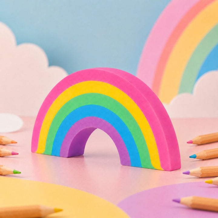 Rubber Rainbow Eraser