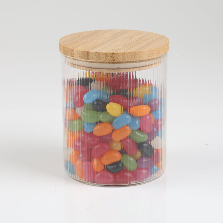 Personalised Easter Treat Jar with Wooden Lid - Bunny Tail
