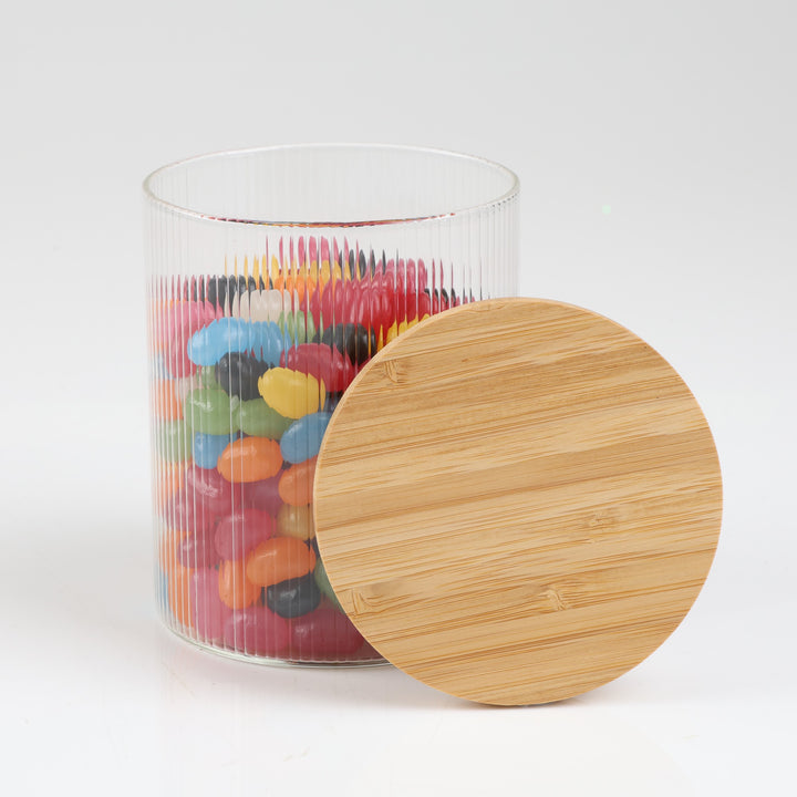 Personalised Easter Treat Jar with Wooden Lid - Bunny Tail