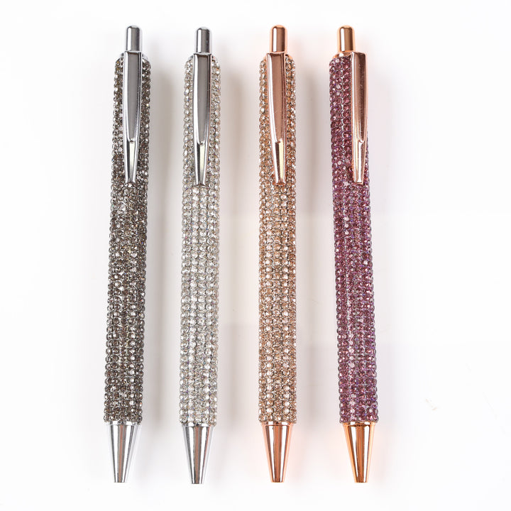 Silver Diamonte Ball Point Pen