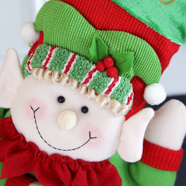Personalised 3D Elf Stocking - Lifestyle