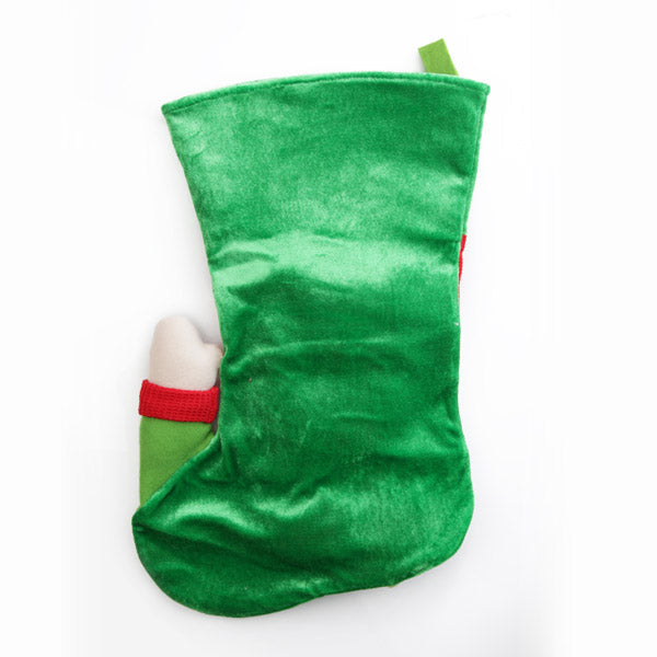 ersonalised 3D Elf Stocking - Back