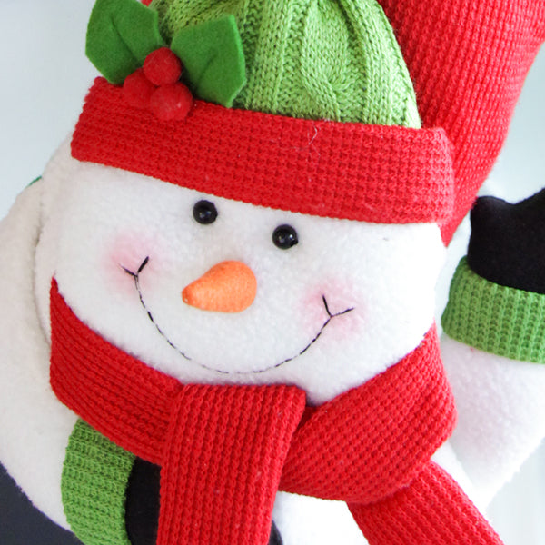 Personalised 3D Snowman Stocking - Lifestyle