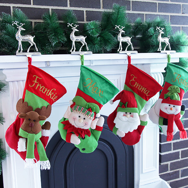 Personalised 3D Snowman Stocking - Lifestyle