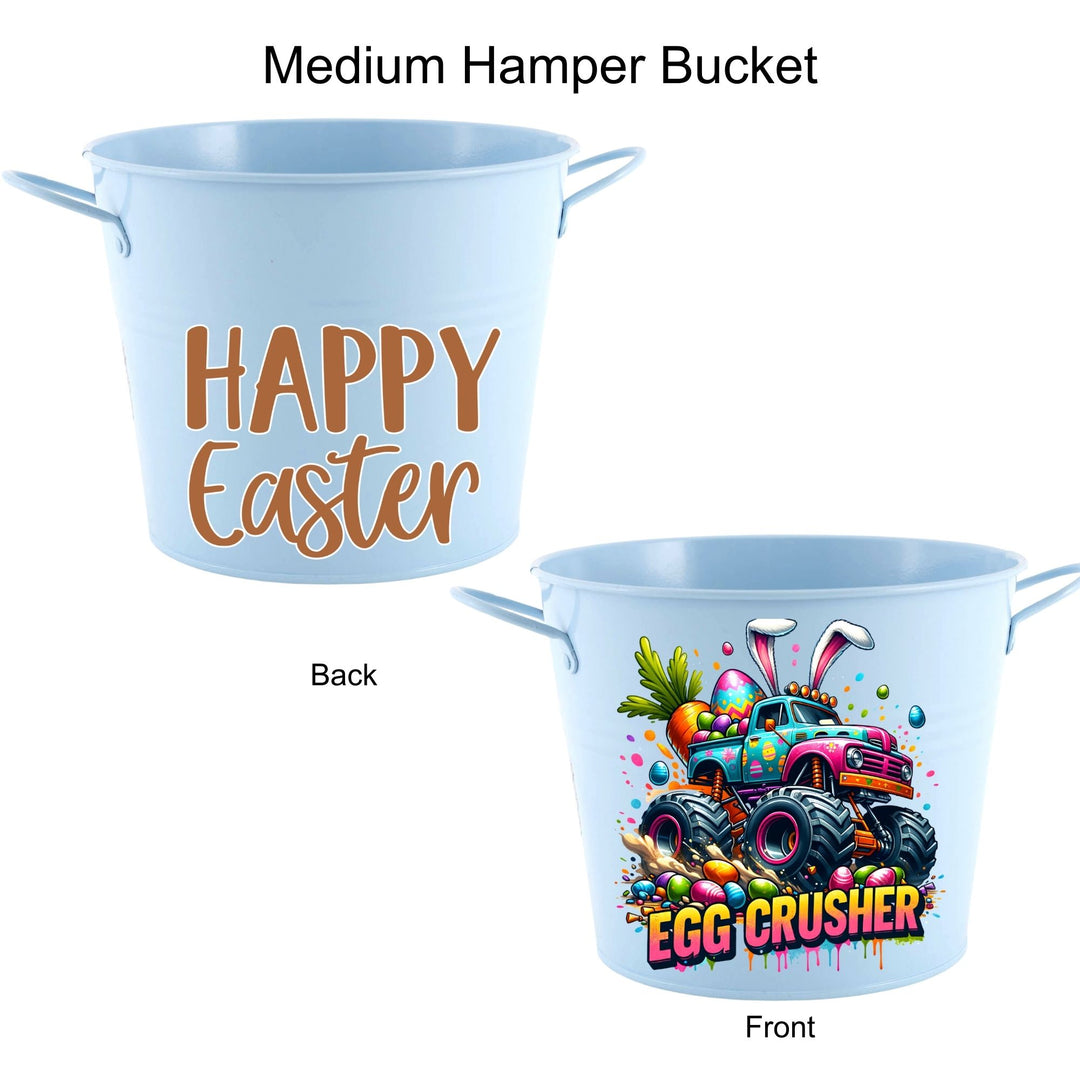 Easter Hamper Bucket - Monster Truck Egg Crusher