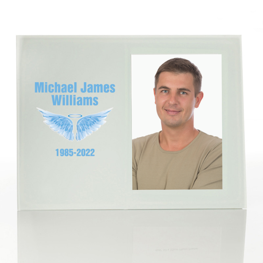 Personalised Angel Wings Photo Frame