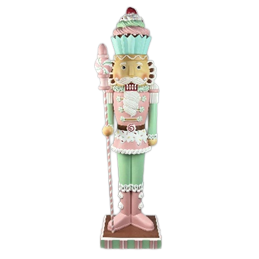 49" Pastel Cupcake Nutcracker King