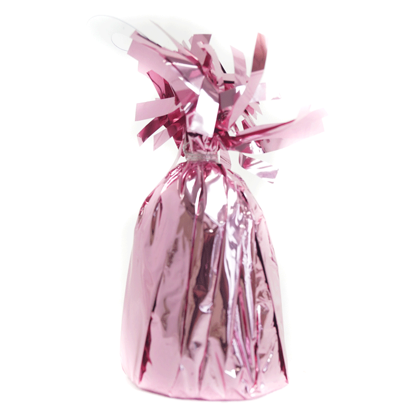 Jumbo Balloon Weight - Light Pink Foil