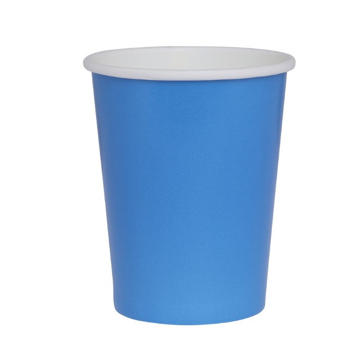 Paper Cup Sky Blue 260ml 20pk