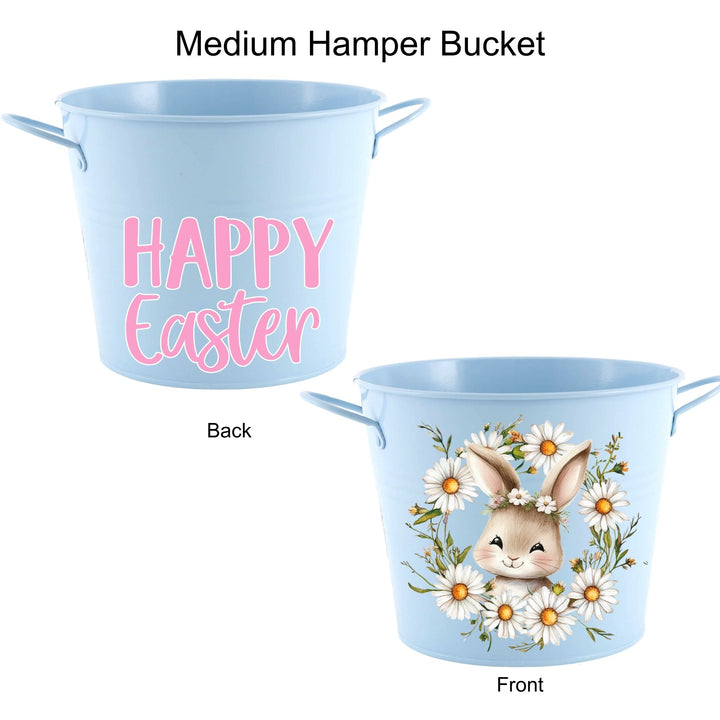 Easter Hamper Bucket - Daisy Chain Bunny
