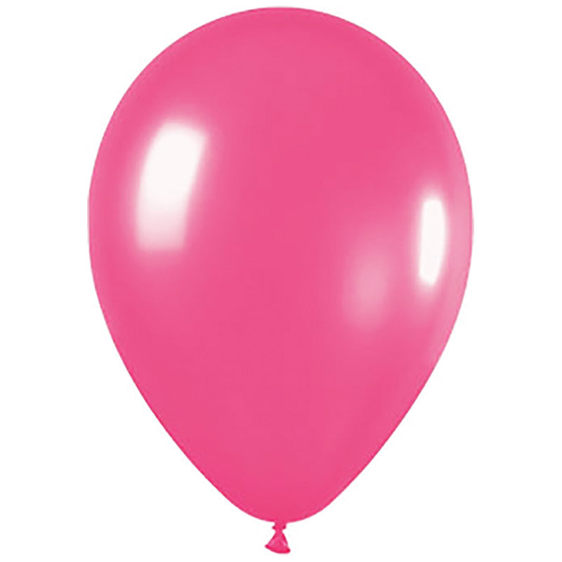 Fashion Fuchsia 30cm Round Balloon 18pk