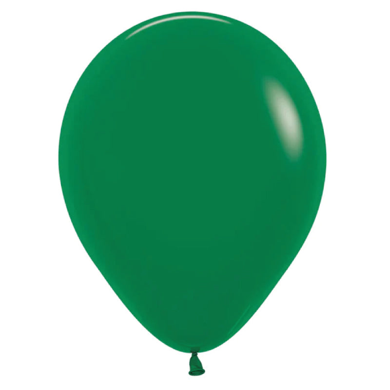 Fashion Forest Green 30cm Round Balloon 18pk