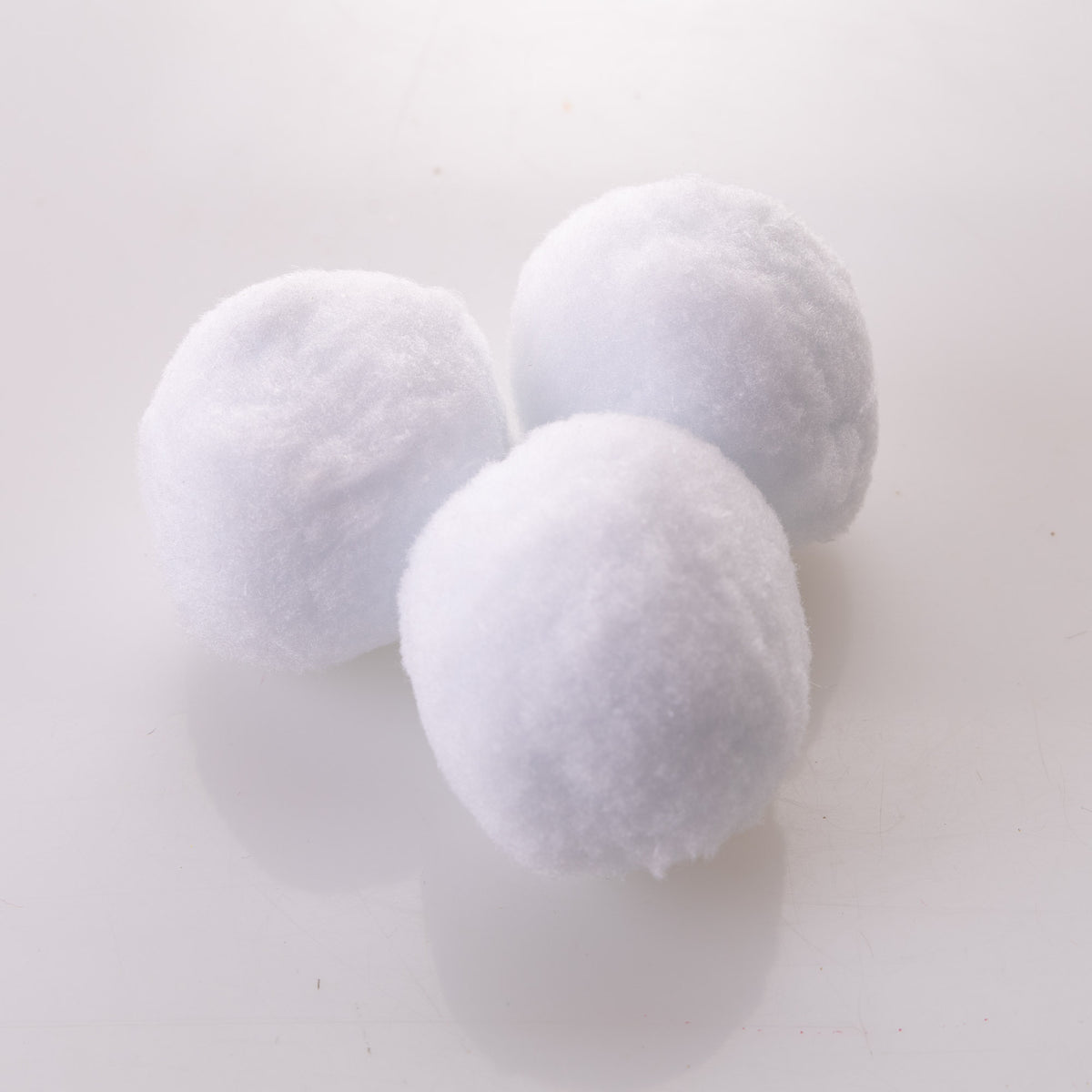 7cm Craft Snowballs - Pack of 3