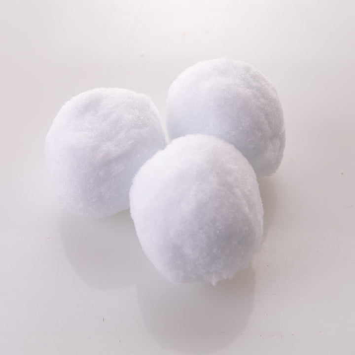 7cm Craft Snowballs - Pack of 3