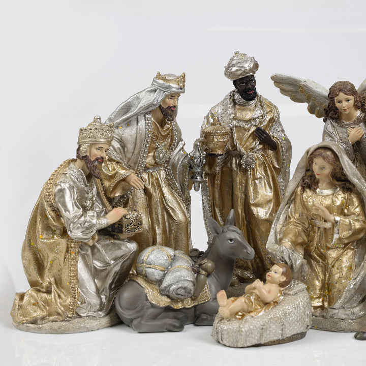 9 Piece Luxe Nativity Set