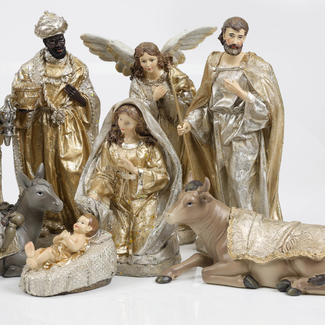 9 Piece Luxe Nativity Set