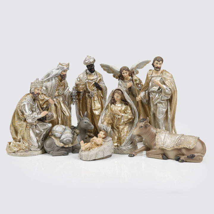 9 Piece Luxe Nativity Set
