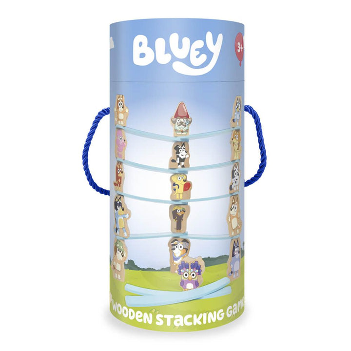 Wooden Bluey Stacking Game