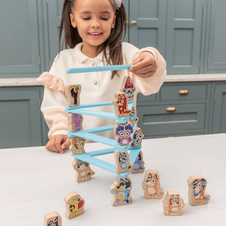 Wooden Bluey Stacking Game