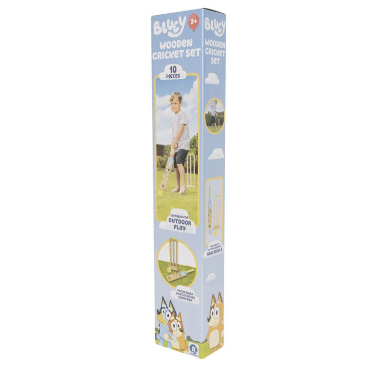 Wooden Bluey Cricket Set