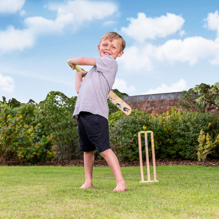 Wooden Bluey Cricket Set