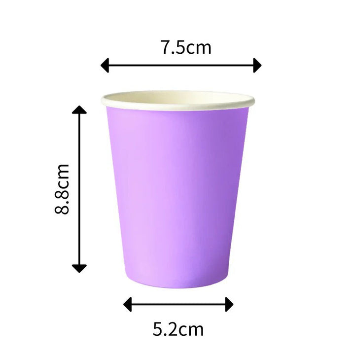 Light Purple Paper Cups - Pack of 12