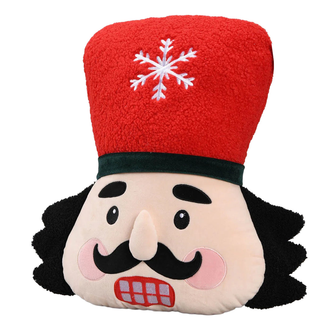 Nutcracker Christmas Cushion Red Hat 45cm