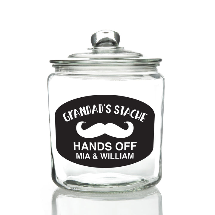 Personalised My Stache Lolly Jar