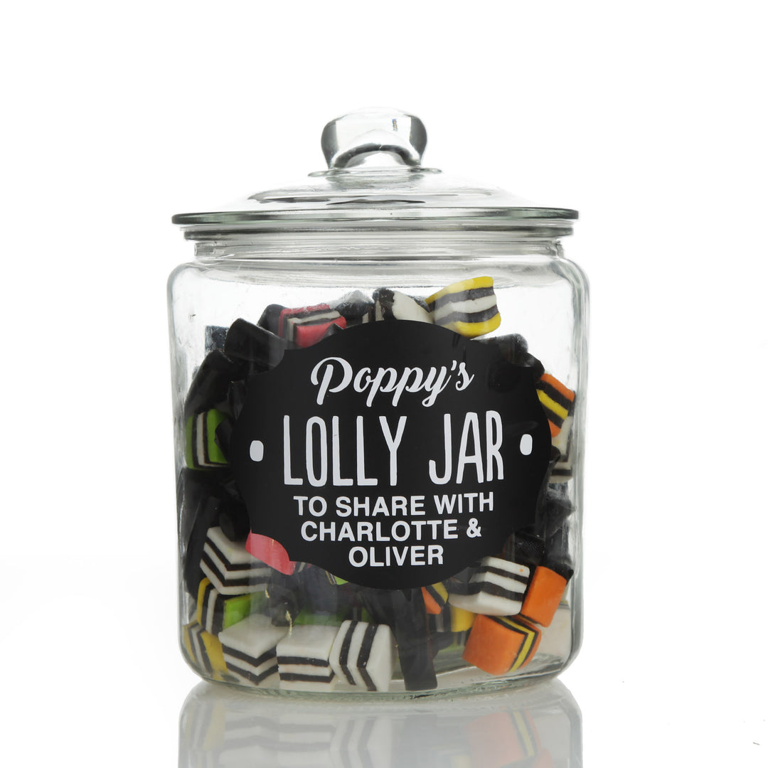 Personalised To Share Large Lolly Jar
