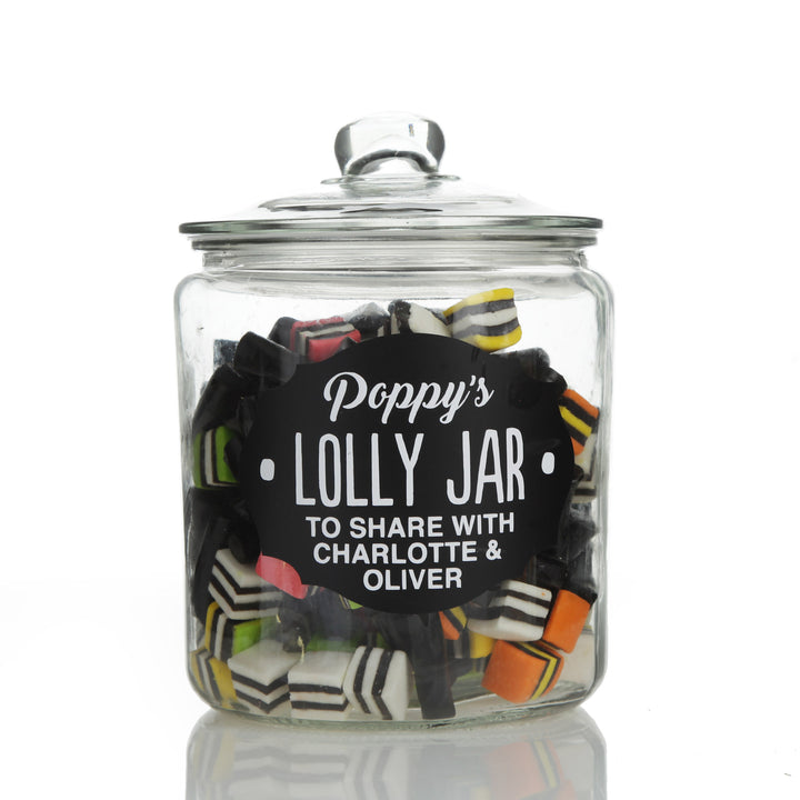 Personalised To Share Large Lolly Jar