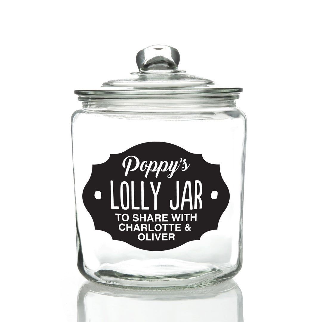 Personalised To Share Large Lolly Jar