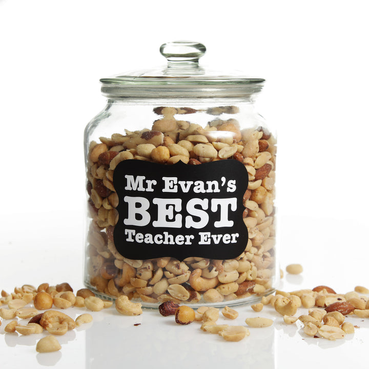 Personalised Lolly Jar - Best Teacher Ever