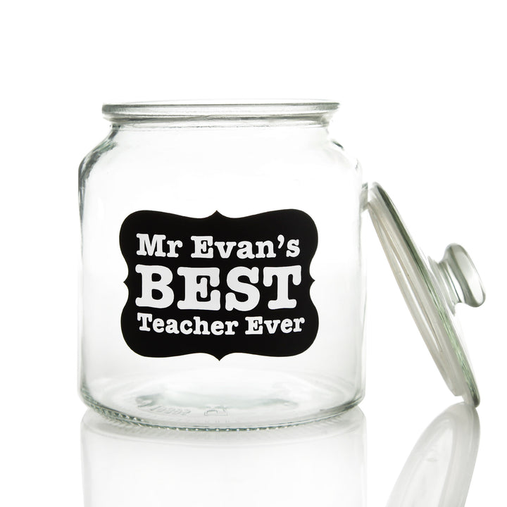 Personalised Lolly Jar - Best Teacher Ever