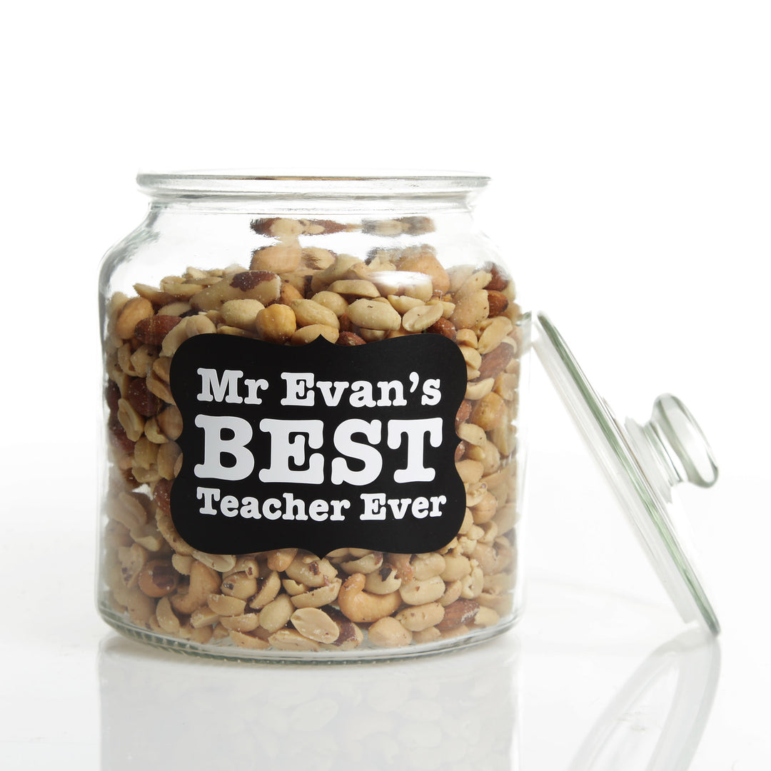 Personalised Lolly Jar - Best Teacher Ever