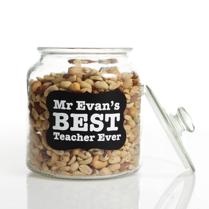 Personalised Lolly Jar - Best Teacher Ever