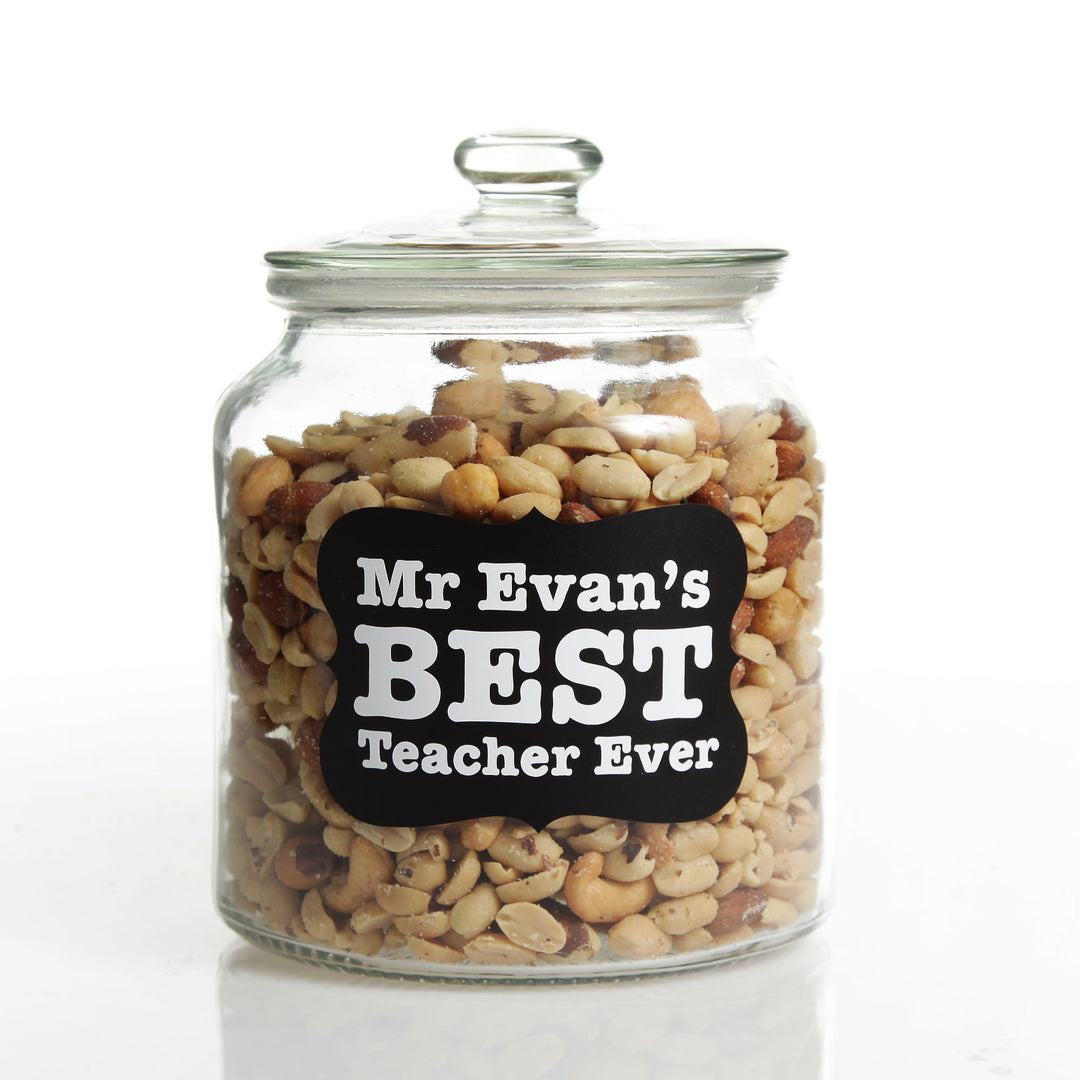 Personalised Lolly Jar - Best Teacher Ever
