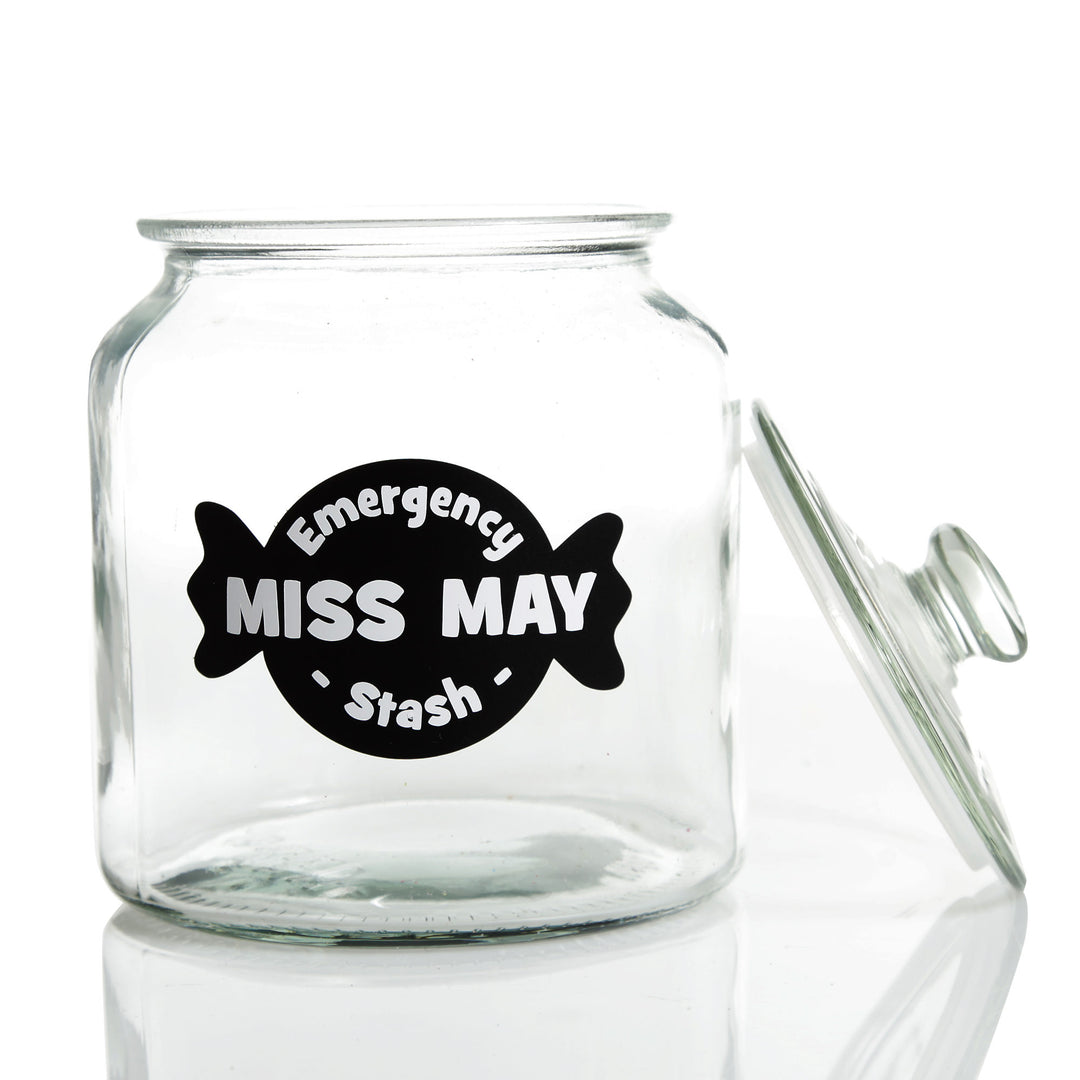 Personalised Lolly Jar - Emergency Stash