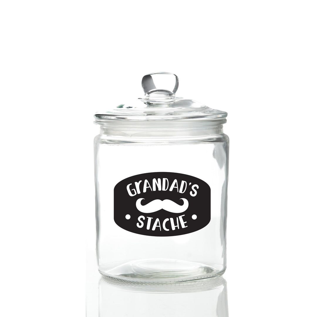 Personalised My Stache Lolly Jar